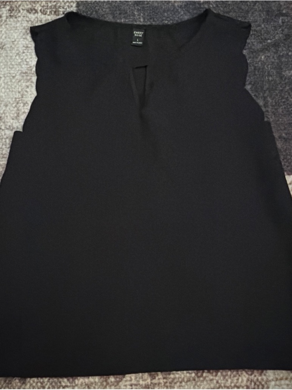 Black Sleeveless shirt